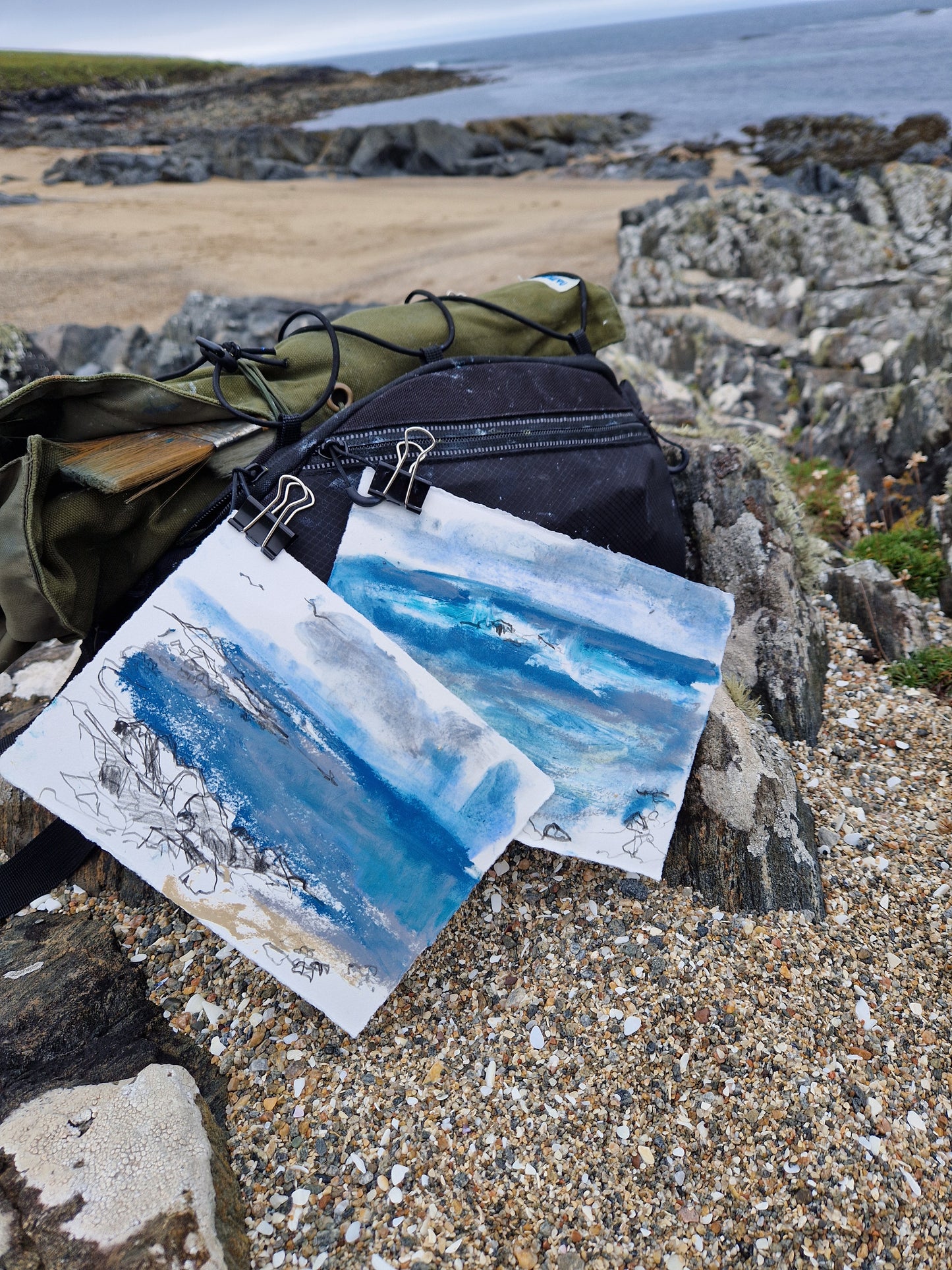 Gulls over the Waves, Scarista, Isle of Harris
