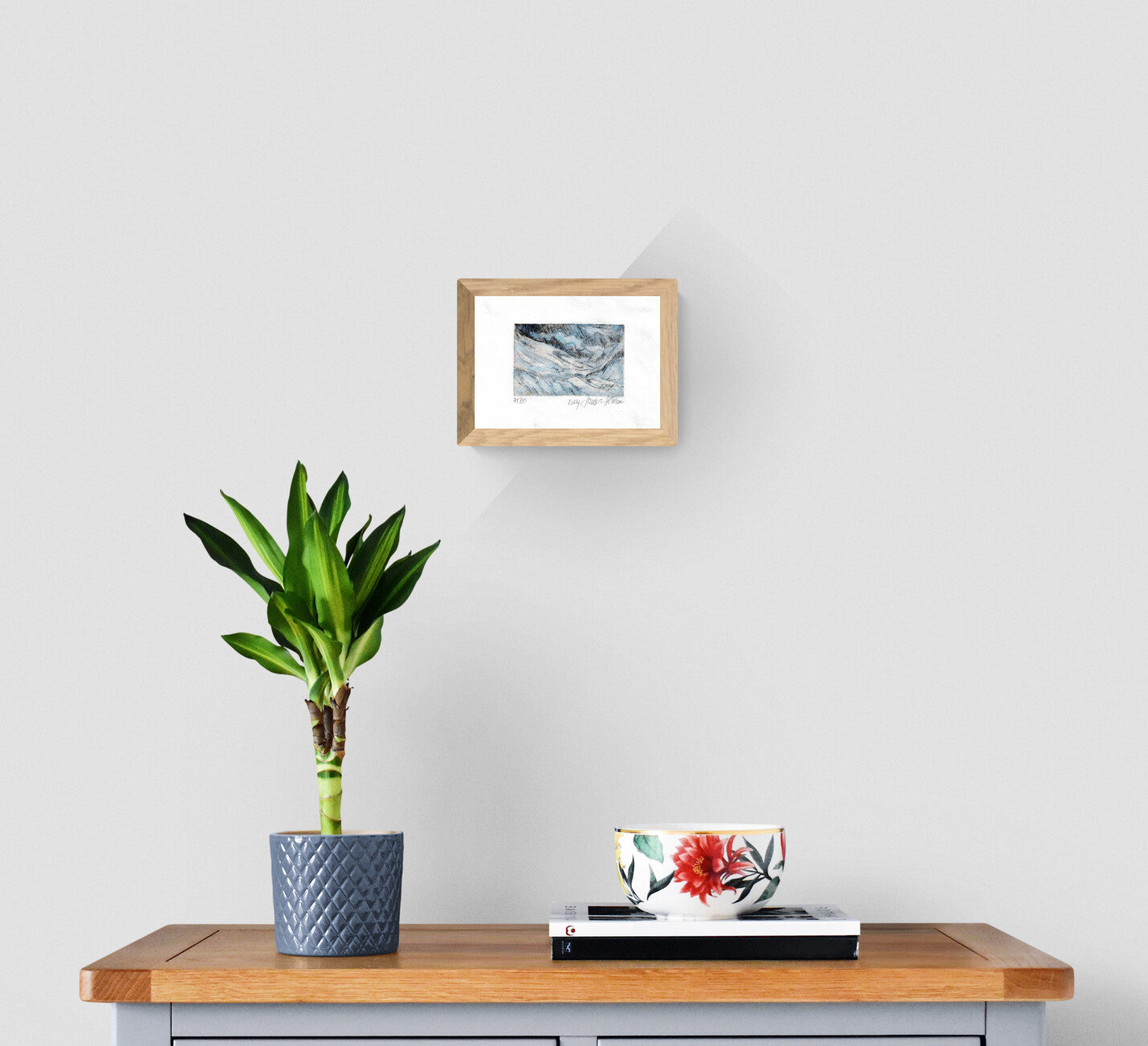 Svalbard Wildlife Etching Print Series - Glacier Valley