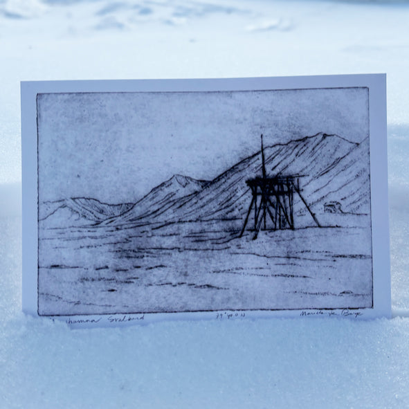 Svalbard Buildings Postcard Set