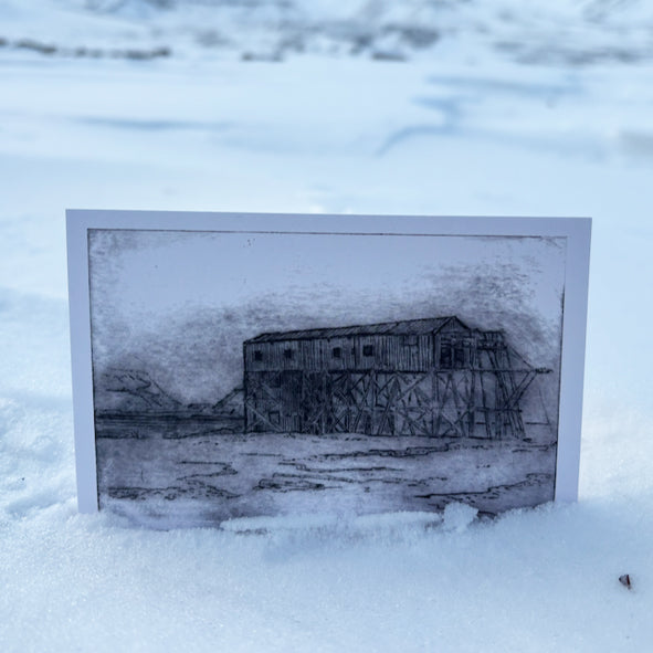 Svalbard Buildings Postcard Set