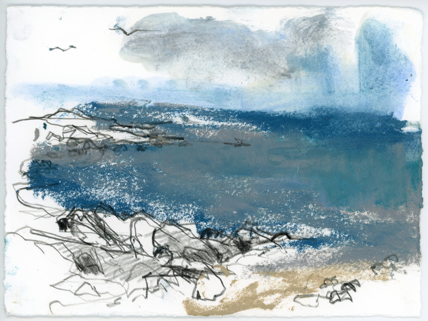 Gulls over the Waves, Scarista, Isle of Harris