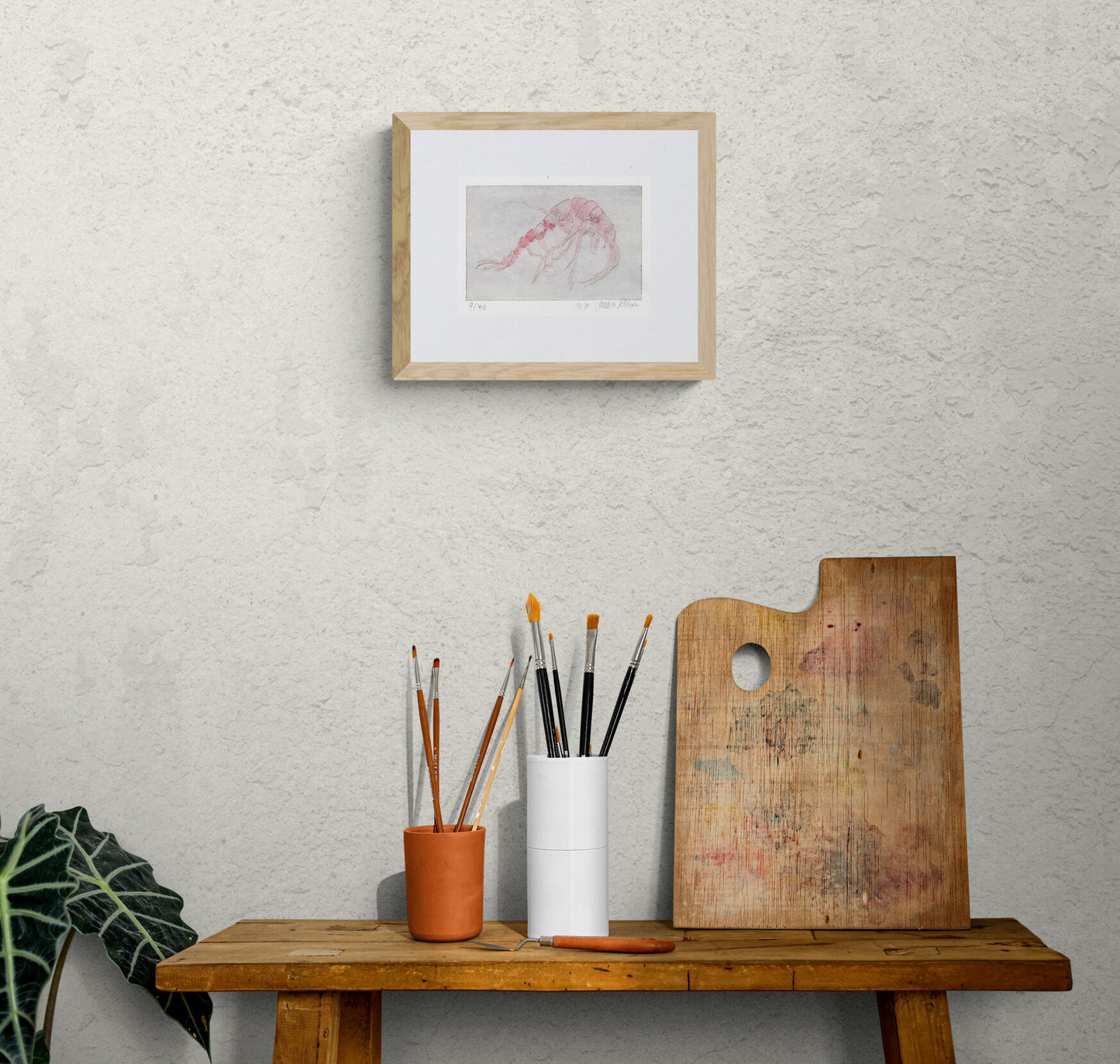 Svalbard Wildlife Etching Print Series - Krill